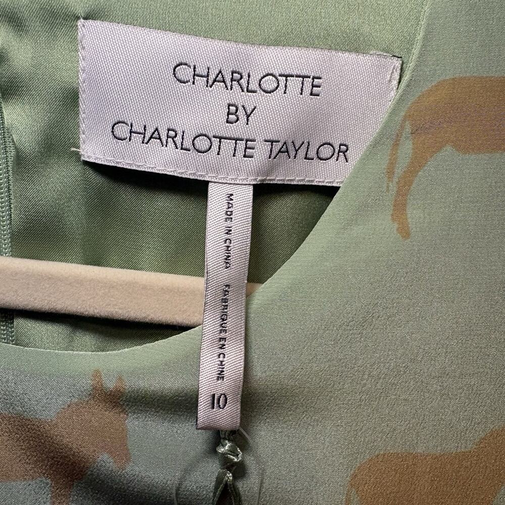Charlotte by Charolette Taylor Dress Size 10 Silk Donkey ASO Pretty Little Liars - Picture 5 of 16